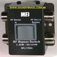 MFJ-1705H Chave de RF p/ Bypass - 1500W - Zoom